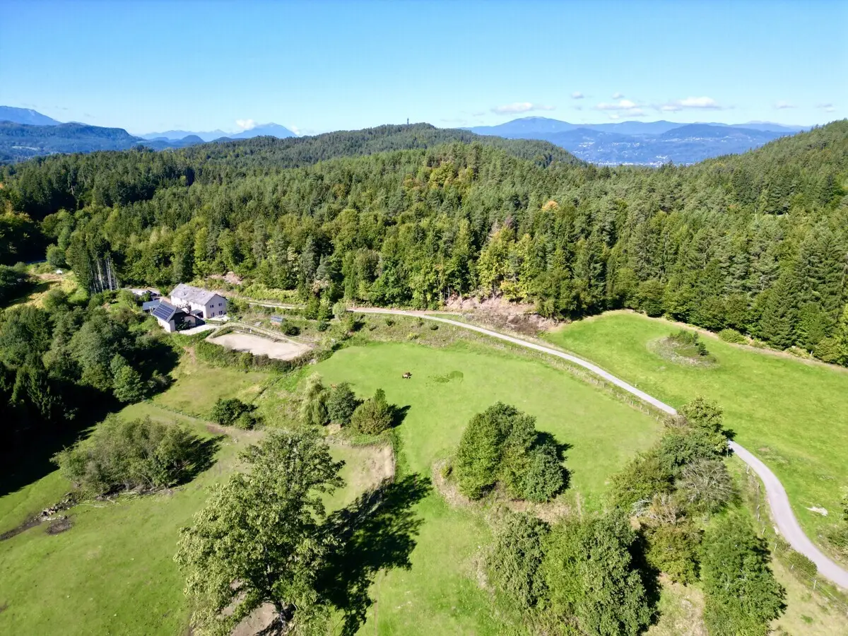 Absolute Ruhelage im Keutschacher Seental – Bauernhaus mit Pferdehof & 3 ha Grund – Bild 1